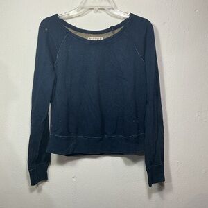 TEXTILE Elizabeth and James Dark Blue Sweatshirt